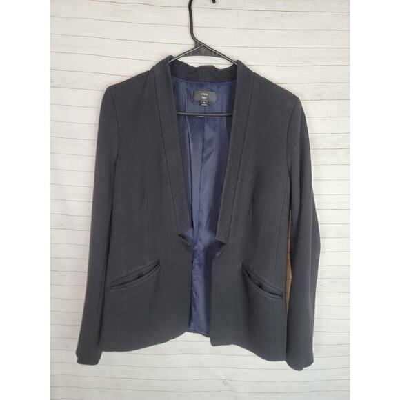 J.CREW 365 OPEN FRONT LINED BLAZER JACKET, SZ 8 - Picture 2 of 14
